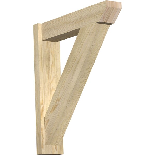Ekena Millwork Traditional Slat Rough Sawn Outlooker, Douglas Fir, 6"W x 26"D x 30"H OUT06X26X30TRA06RDF - main